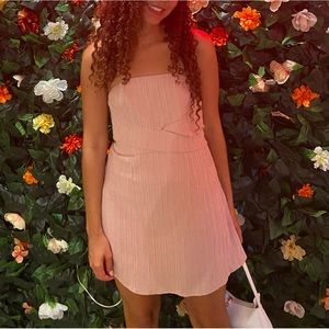 Pink Strapples dress